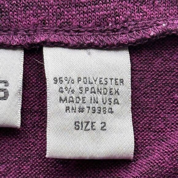 Chico's‎ Knit Heather Round Neck Pullover Tank Top Purple Size 2 - Picture 7 of 7